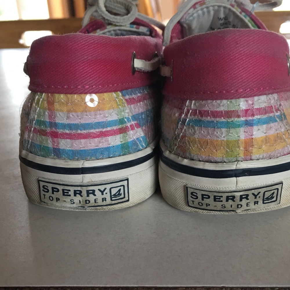 Sperry loafers pink with sequins so cute & comfortable. - Picture 2 of 3